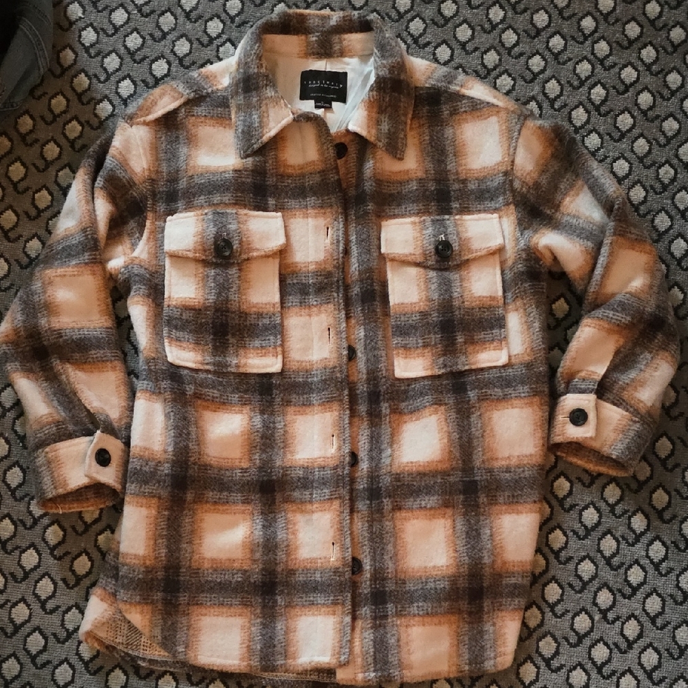 Sanctuary Tailored Plaid Shirt